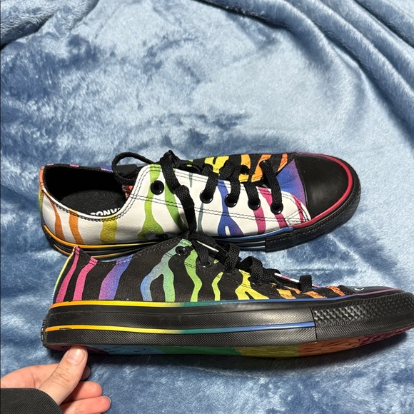 Converse Multicolor Striped Sneakers - Picture 3 of 7